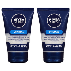 NIVEA 妮維雅 MEN 深層蘆薈去角質凝露, 125g, 2個