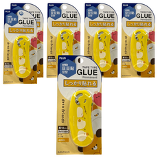 PLUS 普樂士 dtto friends 魔豆 豆豆貼 雙面膠帶 54-756 6mm x 10m, 好鴨滾滾, 6個