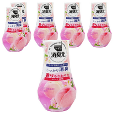 KOBAYASHI 小林製藥 消臭元 廁所芳香劑, 清甜白桃, 400ml, 6個