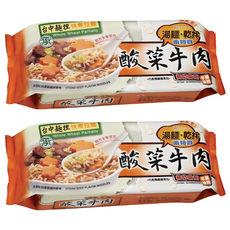 承昌食品 酸菜牛肉快煮拉麵, 2個, 400g