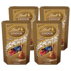 Lindt 瑞士蓮 Lindor 夾餡綜合巧克力, 200g, 4個