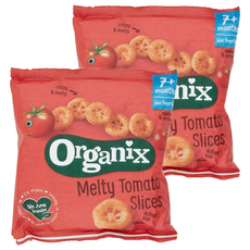 Organix 歐佳 生機寶寶, 番茄圈圈, 20g, 2包