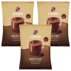 金車 MR.BROWN 伯朗咖啡 濃醇黑巧三合一, 21.5g, 3套, 30個裝