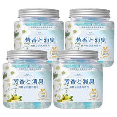 QUNDO 康朵 英國梨與小蒼蘭香氛消臭晶球, 150g, 4個