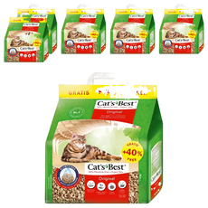 Cat's Best 環保凝結木屑貓砂, 3kg, 6包, 無香