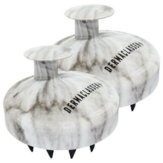 DERMACLASSEN 頭皮按摩洗髮梳, 白色, 2個