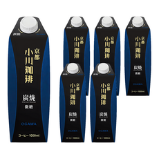 OGAWA 小川珈琲 京都炭燒咖啡-微糖, 6個, 1L