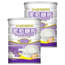 GKC 葡萄糖胺高鈣高纖配方奶粉, 810g, 2個