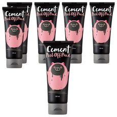 me.factory 小豬水泥撕拉面膜, 6個, 1個裝