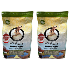 Mr.Rabbit 瑞比兔先生 提摩西牧草 三切, 1kg, 2袋