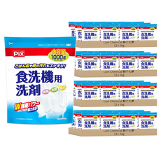 Lion Chemical 獅子化學 Pix W酵素 洗碗機用洗劑 無香, 1kg, 48包