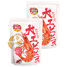 ZEn ZEn 吉珍 大馬讚讚來大蝦片 辣味蒜香, 50g, 2個