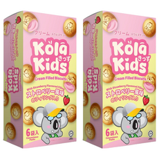 Win2 無尾熊夾心餅乾 草莓風味, 2個, 144g