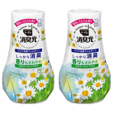 KOBAYASHI 小林製藥 消臭元 廁所空氣芳香劑, 400ml, 2個, 洋甘菊
