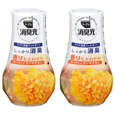 KOBAYASHI 小林製藥 消臭元 浴廁芳香劑, 2個, 400ml, 金木犀花香