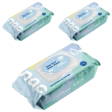 nac nac EDI 嬰兒潔膚柔濕巾 掀蓋式, 3包, 88張, 215gsm