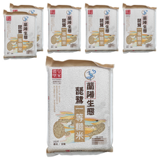 皇家穀堡 蘭陽生態琵鷺一等糙米, 6個, 2kg