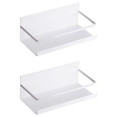 磁吸冰箱架, 白色, 2個