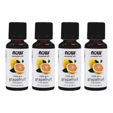 NOW Foods 純葡萄柚精油, 30ml, 4罐