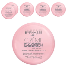 BYPHASSE 保濕修護嫩膚霜 臉身體適用, 250ml, 6個