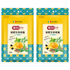 樂特 草本蜂膠甘草喉糖 Light薄荷配方, 2.6g, 2個