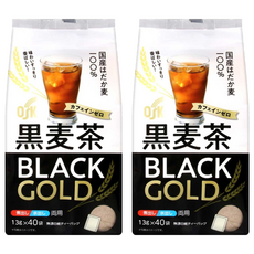 OSK 小谷穀粉 黑麥茶, 13g, 2套, 40個裝