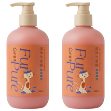 FurPure 毛寵淨 貓用寵物沐浴乳, 2個, 500ml