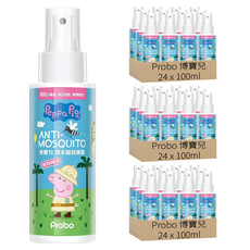 Probo 博寶兒 草本驅蚊噴霧 佩佩豬, 100ml, 72瓶