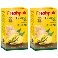 Freshpak 生薑風味 南非國寶茶 博士茶, 2g, 20包, 2盒