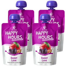 HAPPY HOURS 生機纖果飲 蘋果 + 洋棗, 4包, 100g