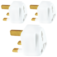 Dr.AV 聖岡科技 英規T型萬國轉換插頭 UTA-71, 3個