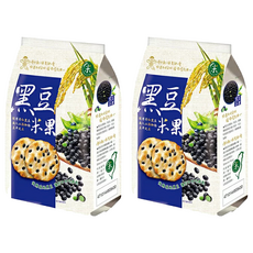 旺旺 黑豆米果, 160g, 2袋