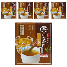 SunTORY 三得利 伊右衛門 速溶棒 焙茶, 24g, 5個, 30個裝