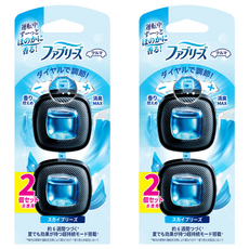 febreze 風倍清 車用出風口消臭芳香劑 2.5ml 2件組, 2組, 晴空清香