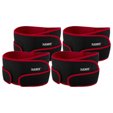 AOLIKES 輕量版可調式雙層護腰 7995, 紅黑色, 4個