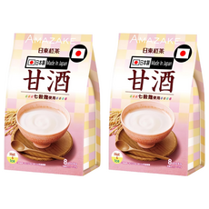 日東紅茶 甘酒風味粉, 12.5g, 8個裝, 2組