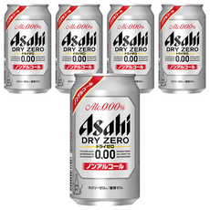 Asahi 朝日 無酒精啤酒風味飲, 5個, 350ml