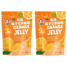 KAIRIN 橘子軟糖, 2個, 65g