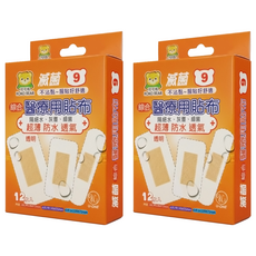 KOKO BEAR 9號綜合醫療用貼布, 2個, 12個裝