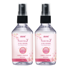 清淨海 櫻花7+ 衣物去漬噴霧 plus, 60g, 2個