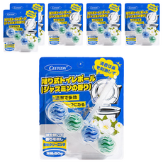 CEETOON 懸掛式馬桶清潔球, 50g, 6個, 茉莉花香