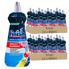 finish 洗碗機光潔劑 檸檬, 400ml, 24瓶