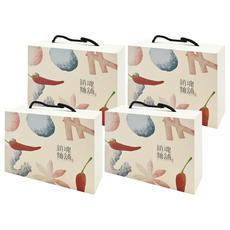 大師兄銷魂麵舖 綜合禮盒 粗麵 2包 + 細麵 2包 + 花生麻醬麵 2包, 24包