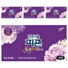 碧珍 Signature系列 烘衣機專用香氛柔軟紙 神秘雨, 4個, 40片