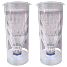 SUCCESS 成功 標準級耐用羽球 14歲以上, 3個裝, 2組, 白色