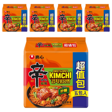 NONGSHIM 農心 辛辣白菜炒麵 超值包 137g, 25包