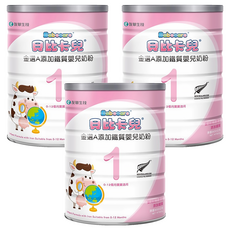 Babycare貝比卡兒 金選A 添加鐵質嬰兒奶粉1號 0-12個月, 900g, 3罐