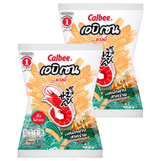 Calbee 卡樂比 Kappa Ebisen 河童蝦條 蝦味餅乾海苔味, 50g, 2個