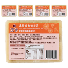 蔗會 冰糖蜂蜜菊花茶, 5個, 1個裝, 300g