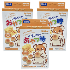 PetBest 丸田小動物 營養補給餅 起士, 60g, 3盒